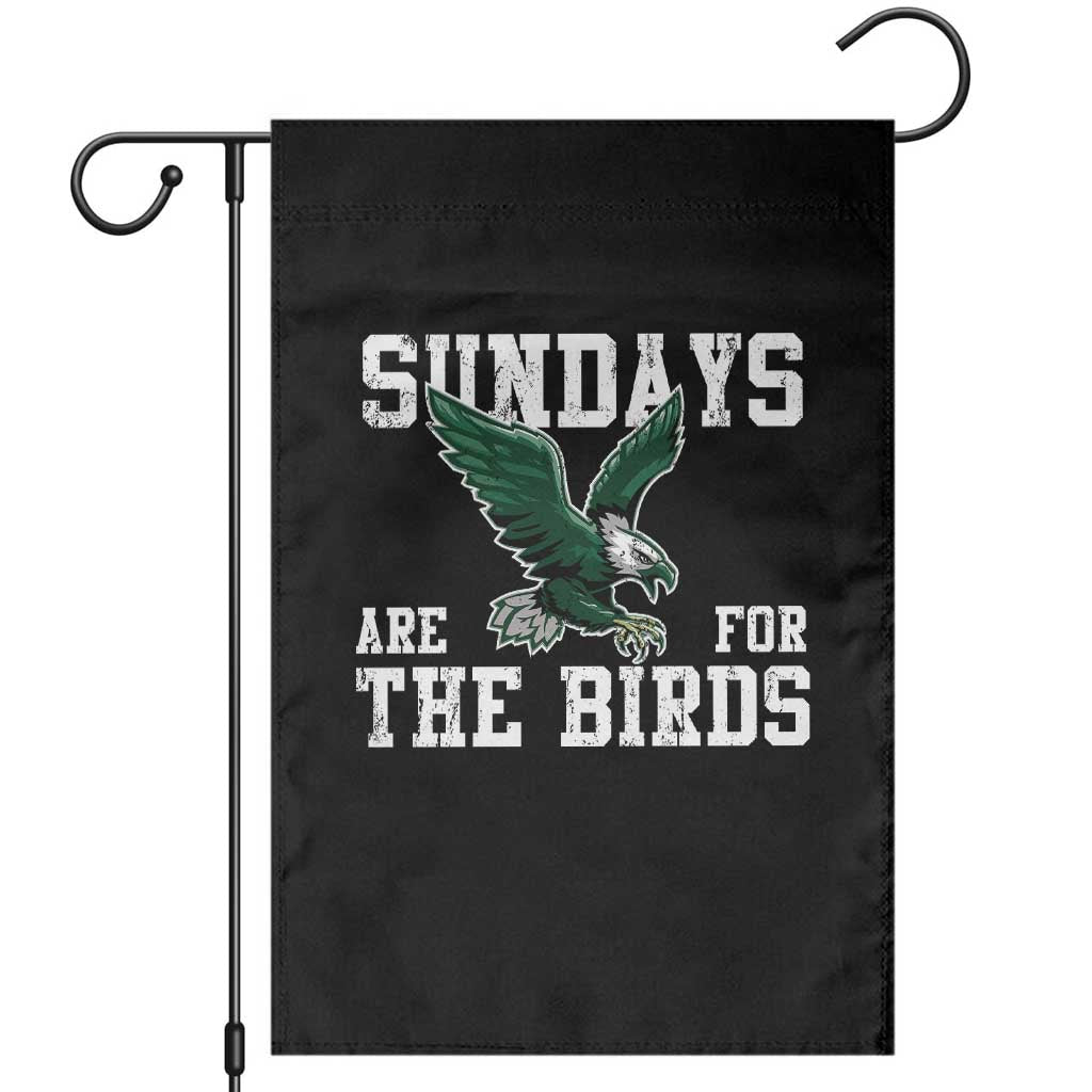 Funny Sundays Are For The Bird Garden Flag American Football Lovers TS11 Black Print Your Wear