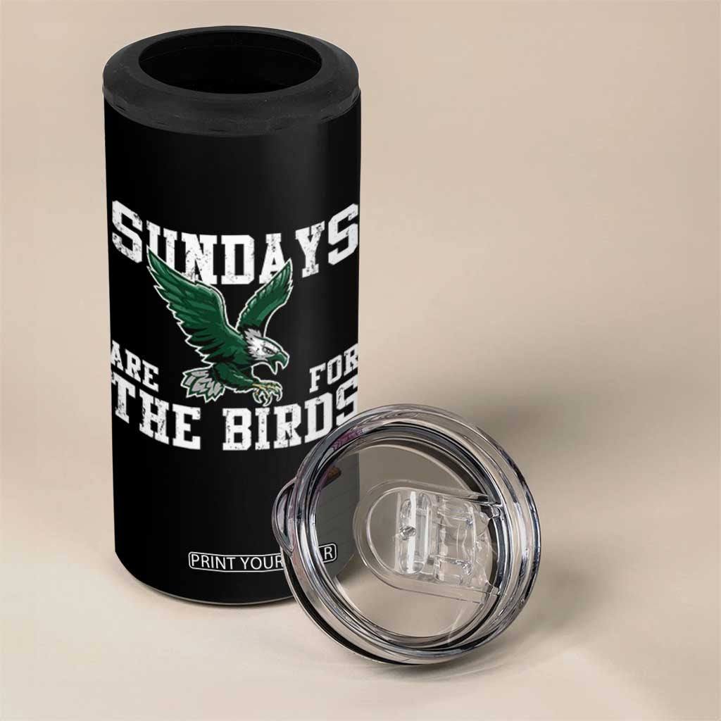 Funny Sundays Are For The Bird 4 in 1 Can Cooler Tumbler American Football Lovers TS11 Print Your Wear