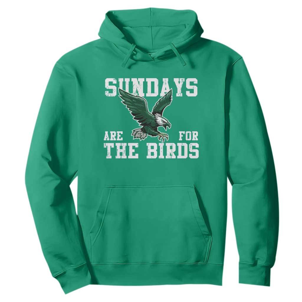 Funny Sundays Are For The Bird Hoodie American Football Lovers TS11 Irish Green Print Your Wear