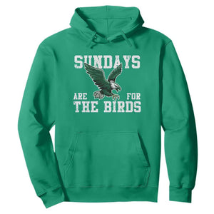 Funny Sundays Are For The Bird Hoodie American Football Lovers TS11 Irish Green Print Your Wear