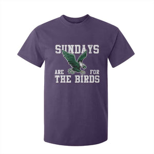 Funny Sundays Are For The Bird T Shirt For Kid American Football Lovers TS11 Purple Print Your Wear