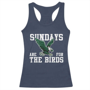 Funny Sundays Are For The Bird Racerback Tank Top American Football Lovers TS11 Navy Print Your Wear