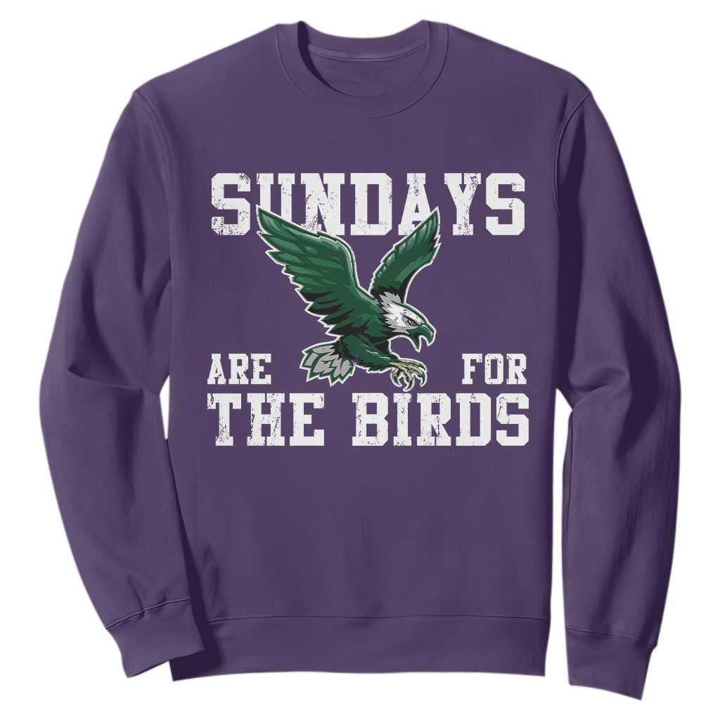 Funny Sundays Are For The Bird Sweatshirt American Football Lovers TS11 Purple Print Your Wear