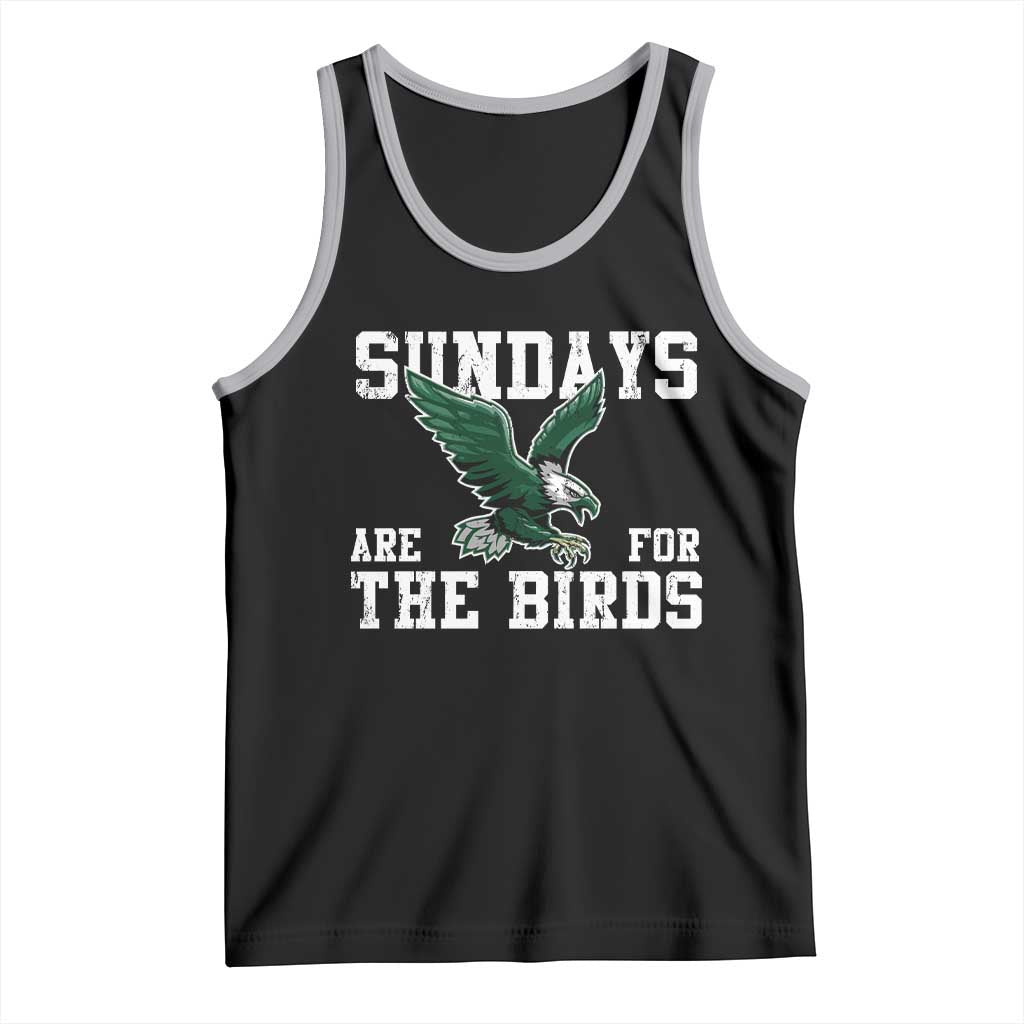 Funny Sundays Are For The Bird Tank Top American Football Lovers TS11 Black Athletic Heather Print Your Wear
