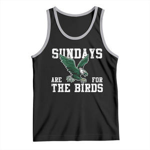 Funny Sundays Are For The Bird Tank Top American Football Lovers TS11 Black Athletic Heather Print Your Wear