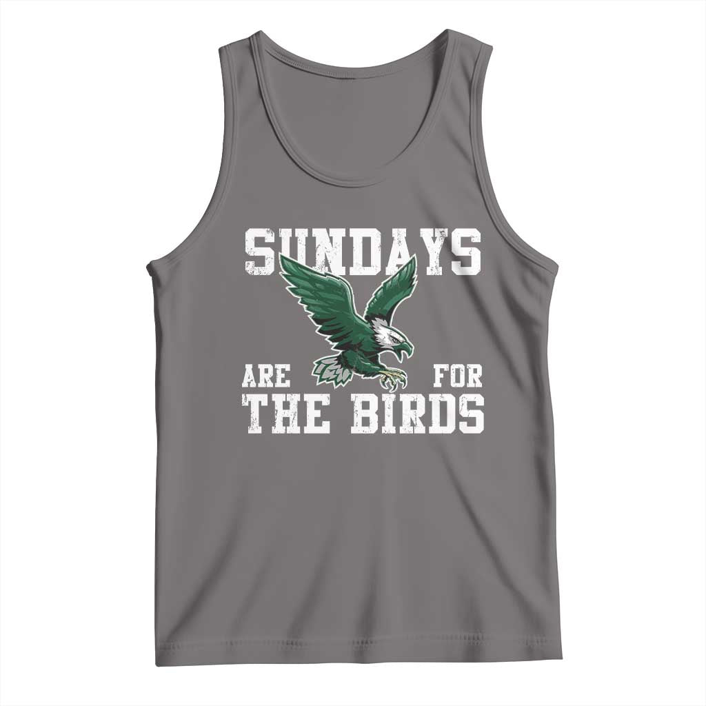 Funny Sundays Are For The Bird Tank Top American Football Lovers TS11 Deep Heather Print Your Wear