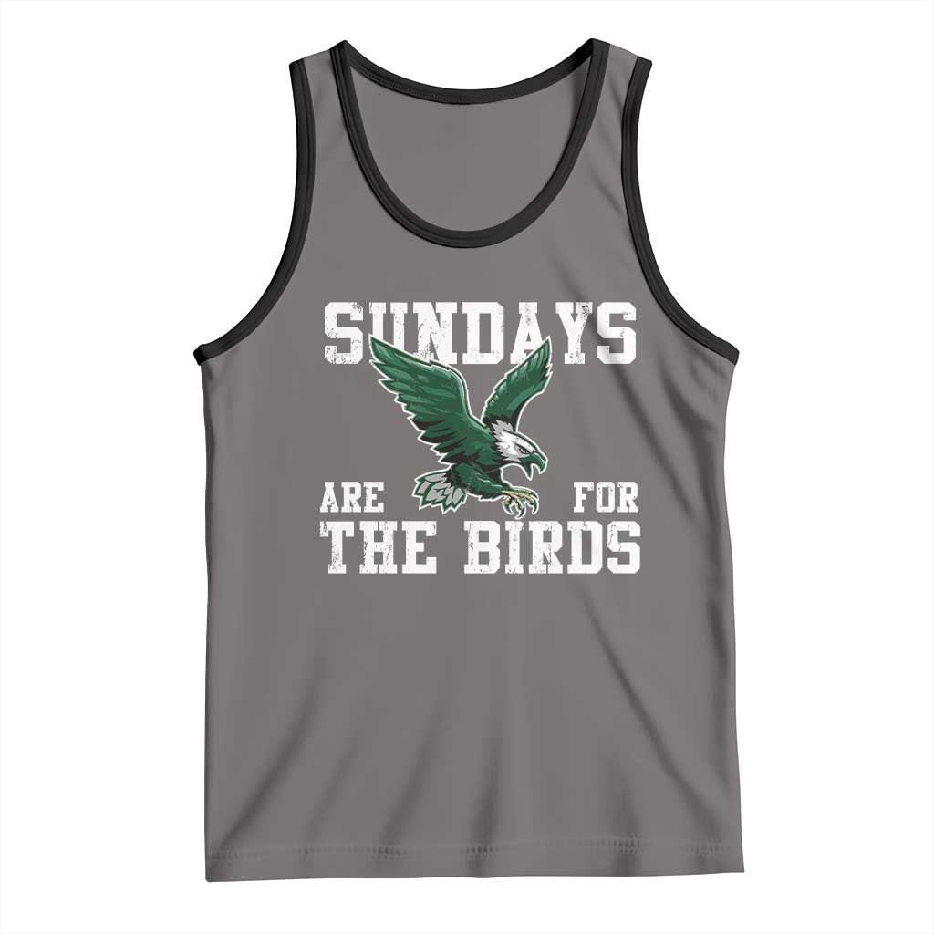 Funny Sundays Are For The Bird Tank Top American Football Lovers TS11 Deep Heather Black Print Your Wear