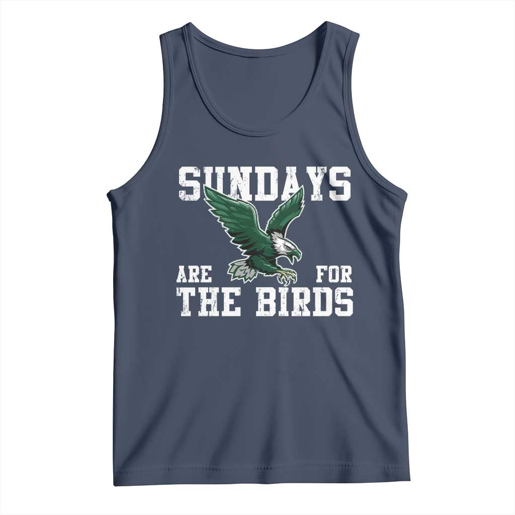 Funny Sundays Are For The Bird Tank Top American Football Lovers TS11 Navy Print Your Wear