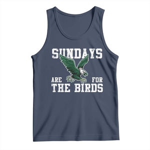 Funny Sundays Are For The Bird Tank Top American Football Lovers TS11 Navy Print Your Wear
