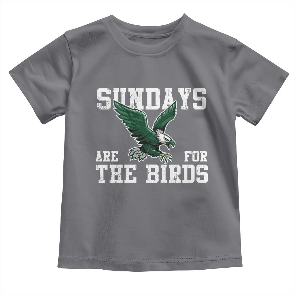Funny Sundays Are For The Bird Toddler T Shirt American Football Lovers TS11 Charcoal Print Your Wear