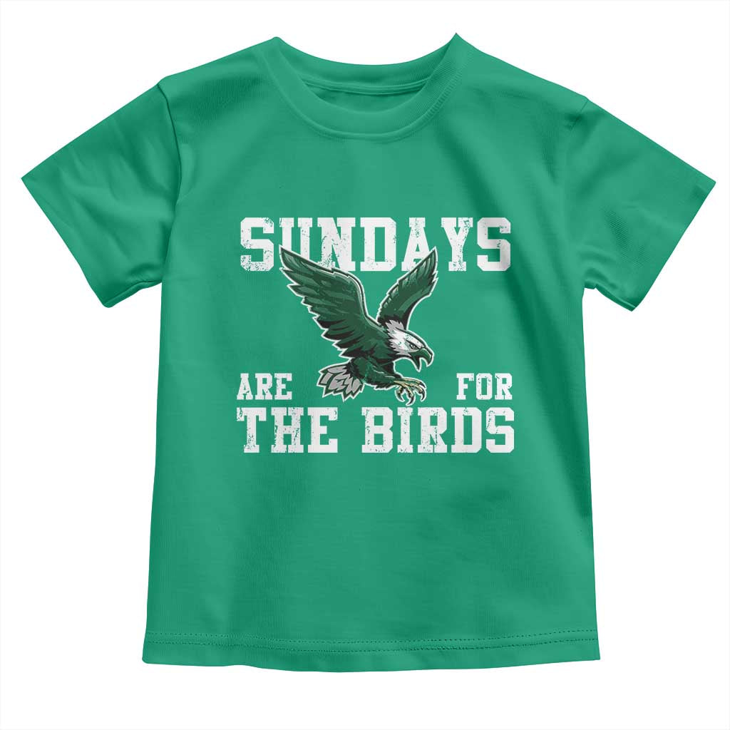 Funny Sundays Are For The Bird Toddler T Shirt American Football Lovers TS11 Irish Green Print Your Wear