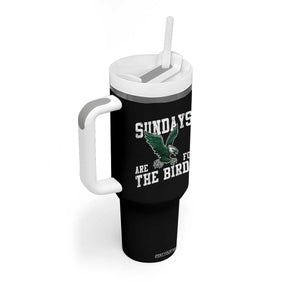 Funny Sundays Are For The Bird Tumbler With Handle American Football Lovers TS11 Print Your Wear
