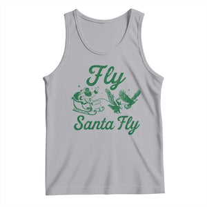 Funny Christmas Philadelphia Fan Tank Top Fly Santa Fly Eagles Philly Pride - Print Your Wear