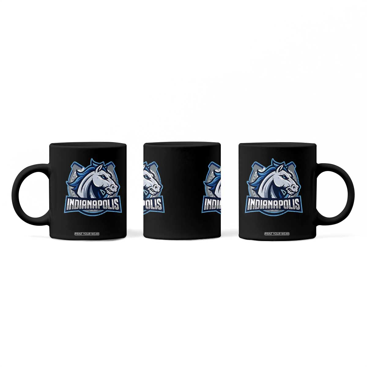 IFC Game Day Coffee Mug Blue Football Lover Equine Shoe TS11 Print Your Wear