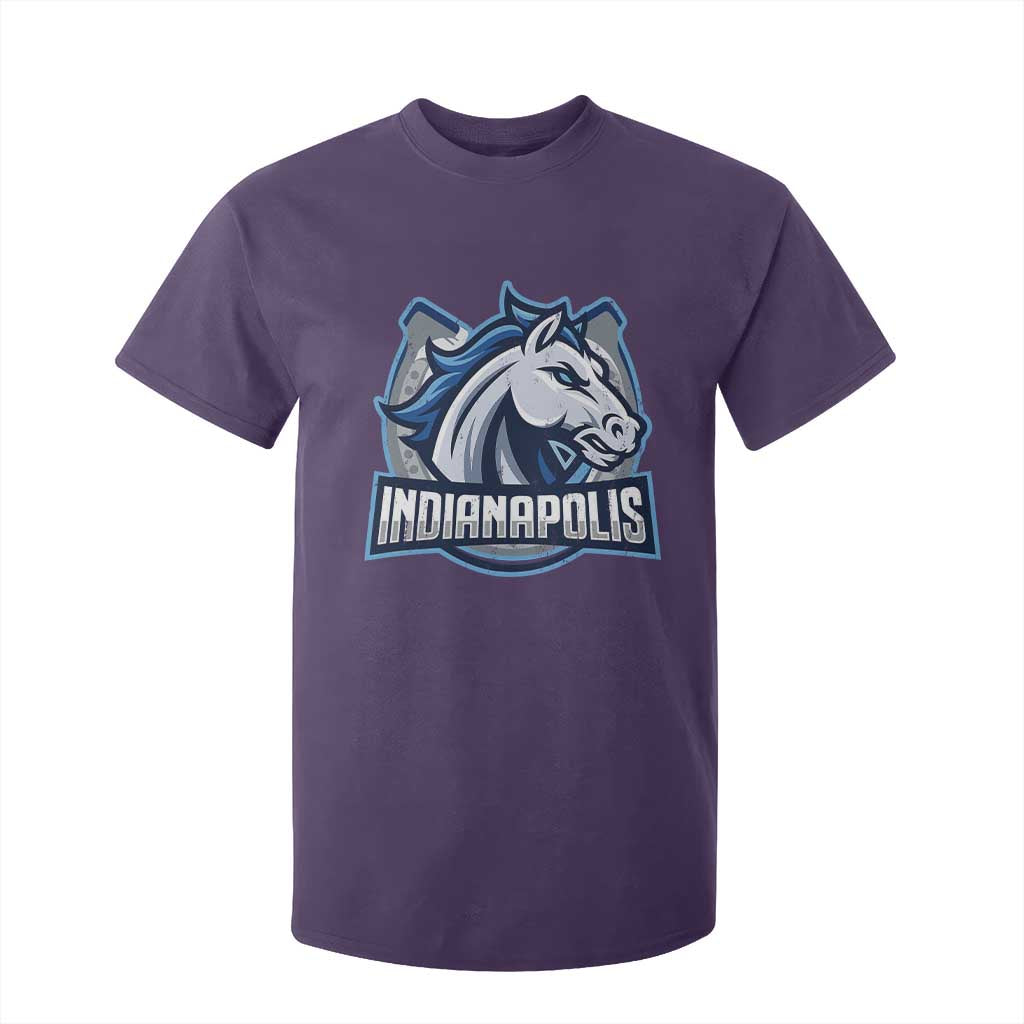 IFC Game Day T Shirt For Kid Blue Football Lover Equine Shoe TS11 Purple Print Your Wear