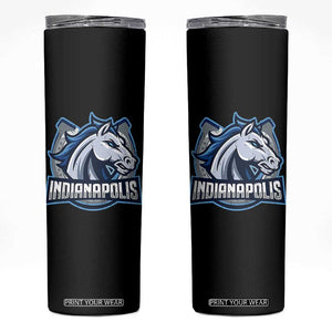 IFC Game Day Skinny Tumbler Blue Football Lover Equine Shoe TS11 Black Print Your Wear