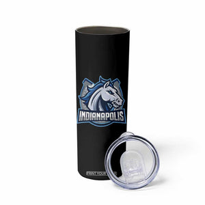 IFC Game Day Skinny Tumbler Blue Football Lover Equine Shoe TS11 Print Your Wear