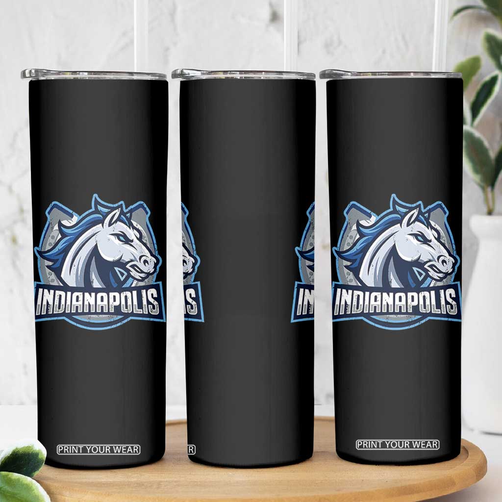 IFC Game Day Skinny Tumbler Blue Football Lover Equine Shoe TS11 Print Your Wear
