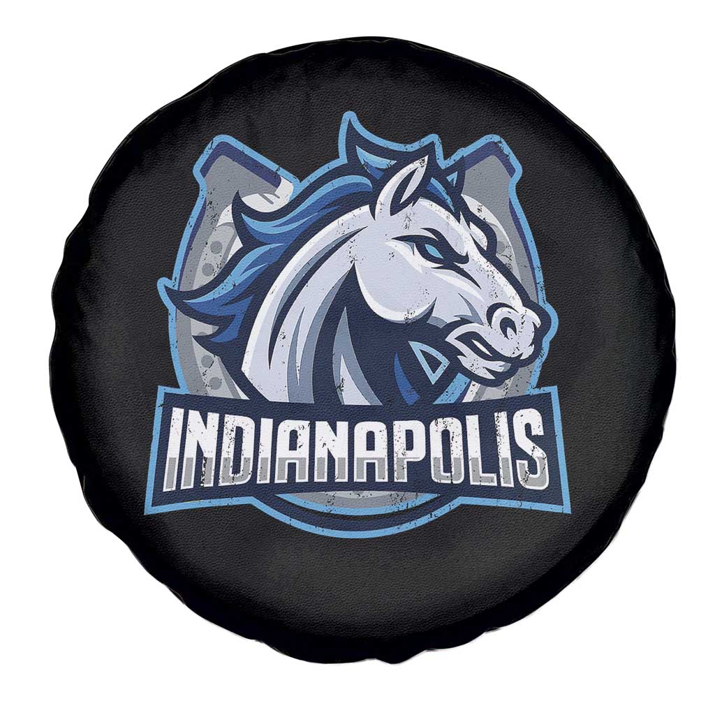 IFC Game Day Spare Tire Cover Blue Football Lover Equine Shoe TS11 Print Your Wear