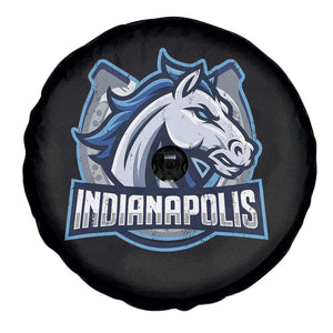 IFC Game Day Spare Tire Cover Blue Football Lover Equine Shoe TS11 Print Your Wear