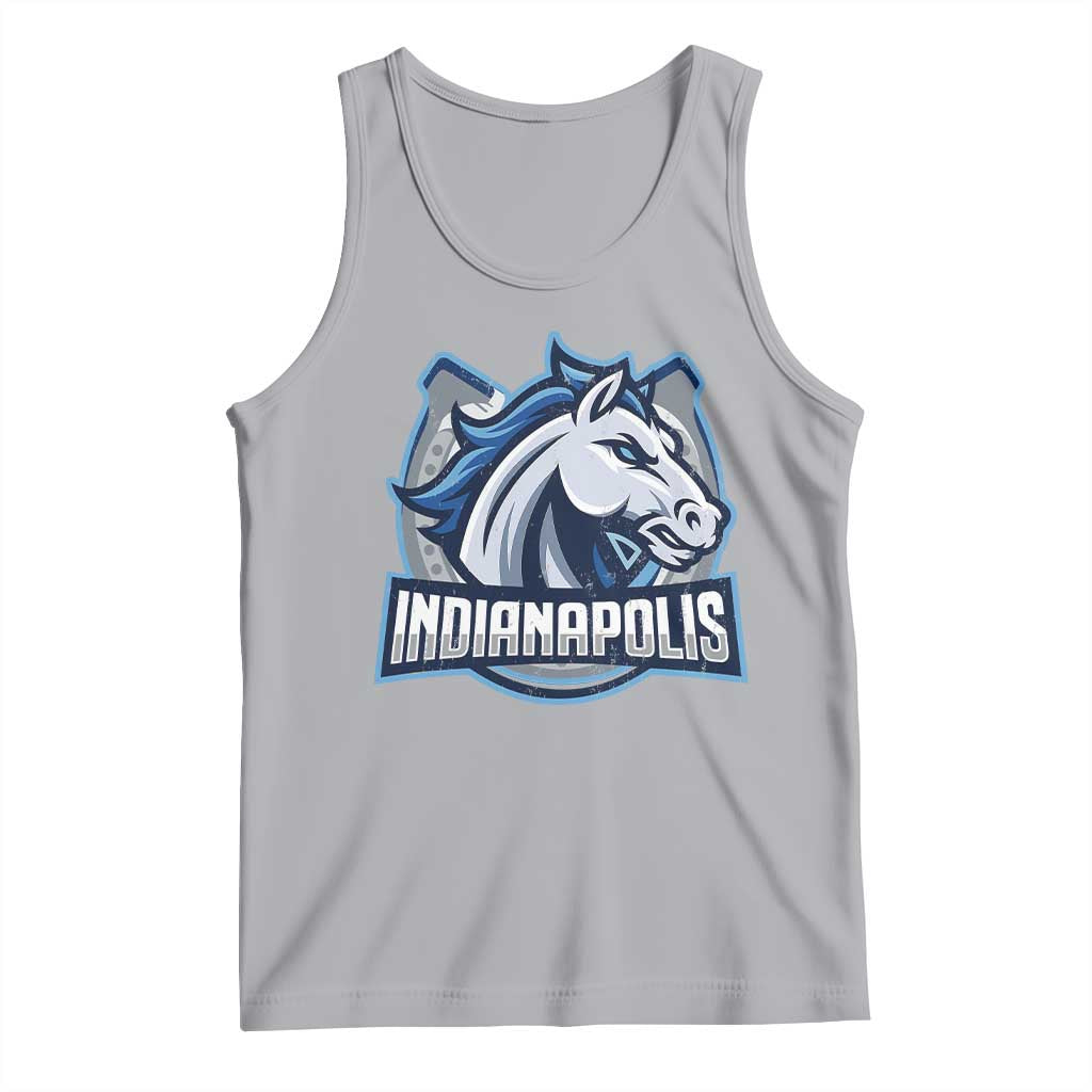 IFC Game Day Tank Top Blue Football Lover Equine Shoe TS11 Athletic Heather Print Your Wear