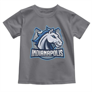 IFC Game Day Toddler T Shirt Blue Football Lover Equine Shoe TS11 Charcoal Print Your Wear