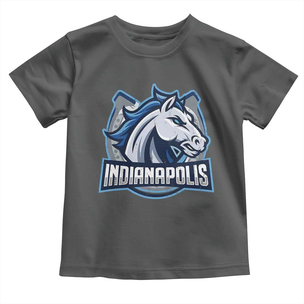 IFC Game Day Toddler T Shirt Blue Football Lover Equine Shoe TS11 Dark Heather Print Your Wear