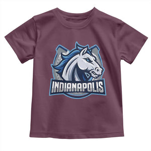 IFC Game Day Toddler T Shirt Blue Football Lover Equine Shoe TS11 Maroon Print Your Wear