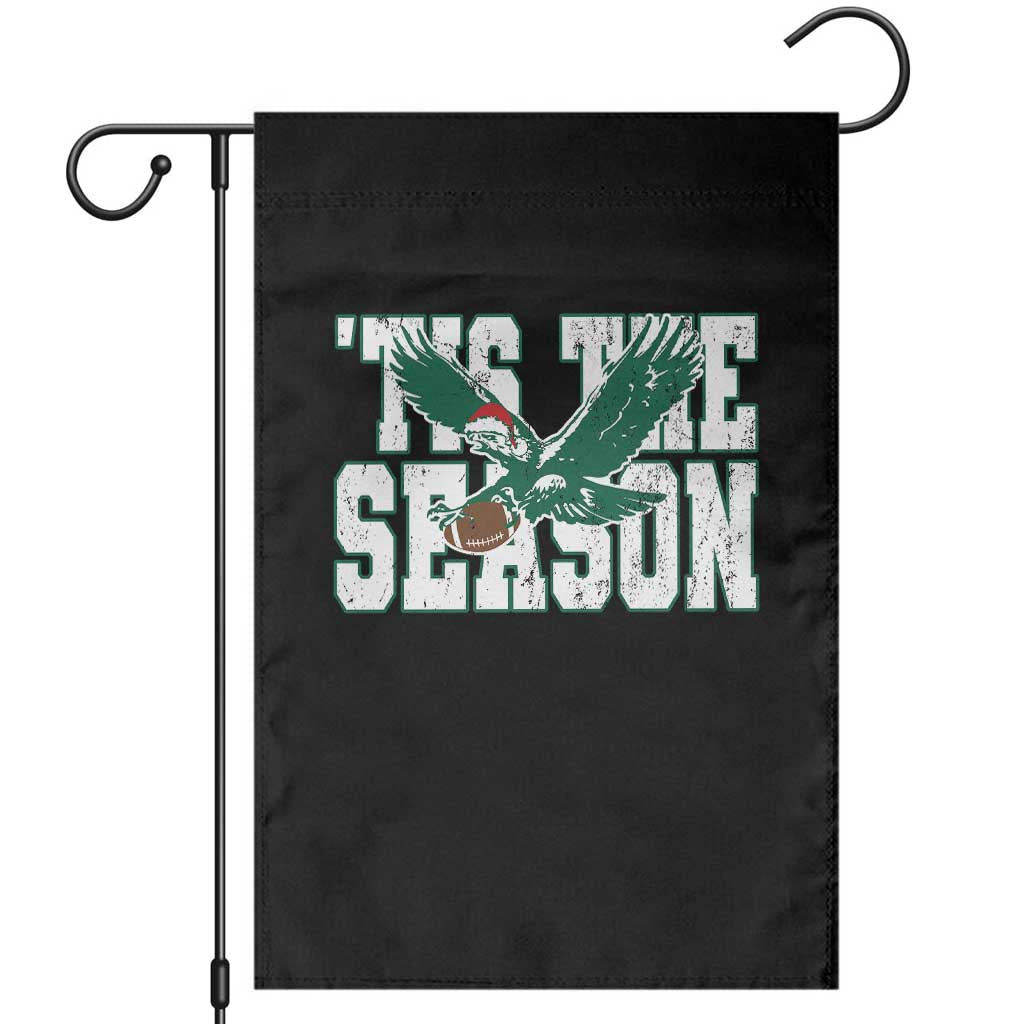 Christmas Football Lover Garden Flag Green PFE Santa Hat Game Day TS11 Black Print Your Wear