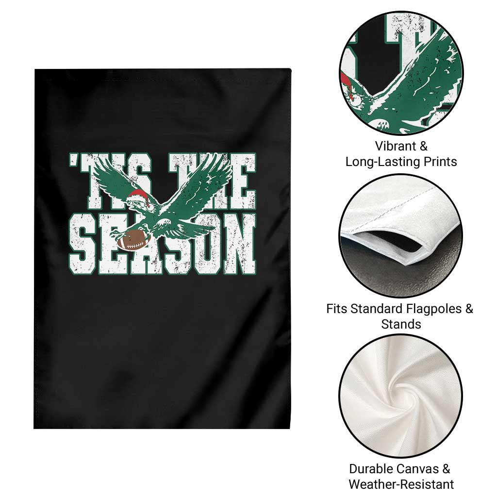 Christmas Football Lover Garden Flag Green PFE Santa Hat Game Day TS11 Print Your Wear
