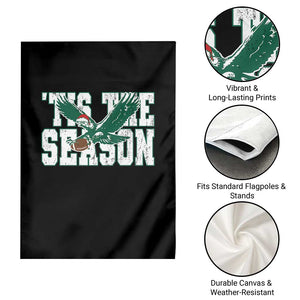 Christmas Football Lover Garden Flag Green PFE Santa Hat Game Day TS11 Print Your Wear