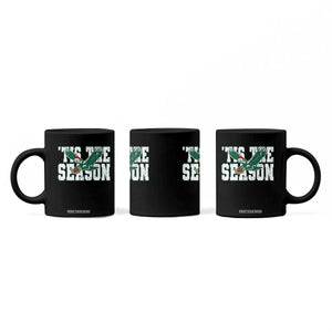 Christmas Football Lover Coffee Mug Green PFE Santa Hat Game Day TS11 Print Your Wear
