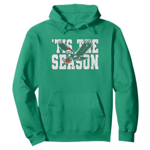 Christmas Football Lover Hoodie Green PFE Santa Hat Game Day TS11 Irish Green Print Your Wear