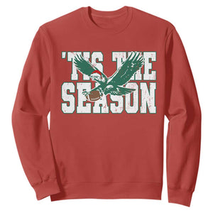 Christmas Football Lover Sweatshirt Green PFE Santa Hat Game Day TS11 Red Print Your Wear