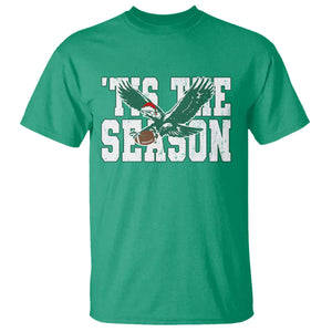 Christmas Football Lover T Shirt Green PFE Santa Hat Game Day TS11 Irish Green Print Your Wear