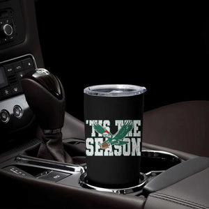 Christmas Football Lover Tumbler Cup Green PFE Santa Hat Game Day TS11 Print Your Wear