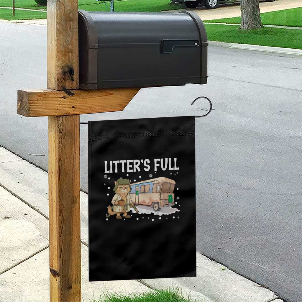 Funny Christmas Vacation Litter's Full Cat Garden Flag Xmas Movie TS11 Print Your Wear