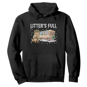 Funny Christmas Vacation Litter's Full Cat Hoodie Xmas Movie TS11 Black Print Your Wear