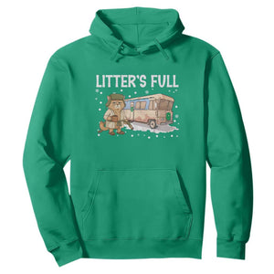 Funny Christmas Vacation Litter's Full Cat Hoodie Xmas Movie TS11 Irish Green Print Your Wear