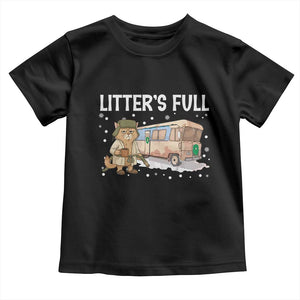 Funny Christmas Vacation Litter's Full Cat Toddler T Shirt Xmas Movie TS11 Black Print Your Wear