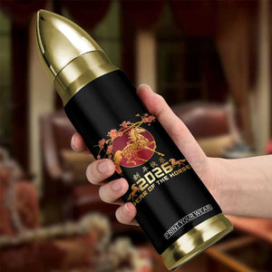 Chinese New Year 2026 Year of The Horse Bullet Tumbler Cherry Blossom TS11 Print Your Wear