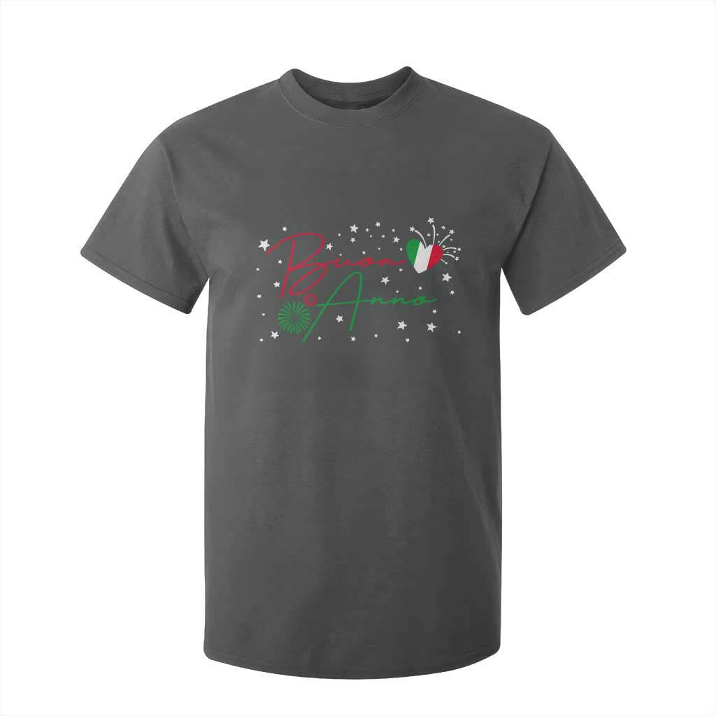 Funny Buon Anno Itlalian New Year T Shirt For Kid TS11 Dark Heather Print Your Wear
