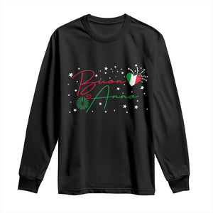 Funny Buon Anno Itlalian New Year Long Sleeve Shirt TS11 Black Print Your Wear