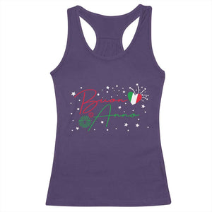 Funny Buon Anno Itlalian New Year Racerback Tank Top TS11 Purple Print Your Wear