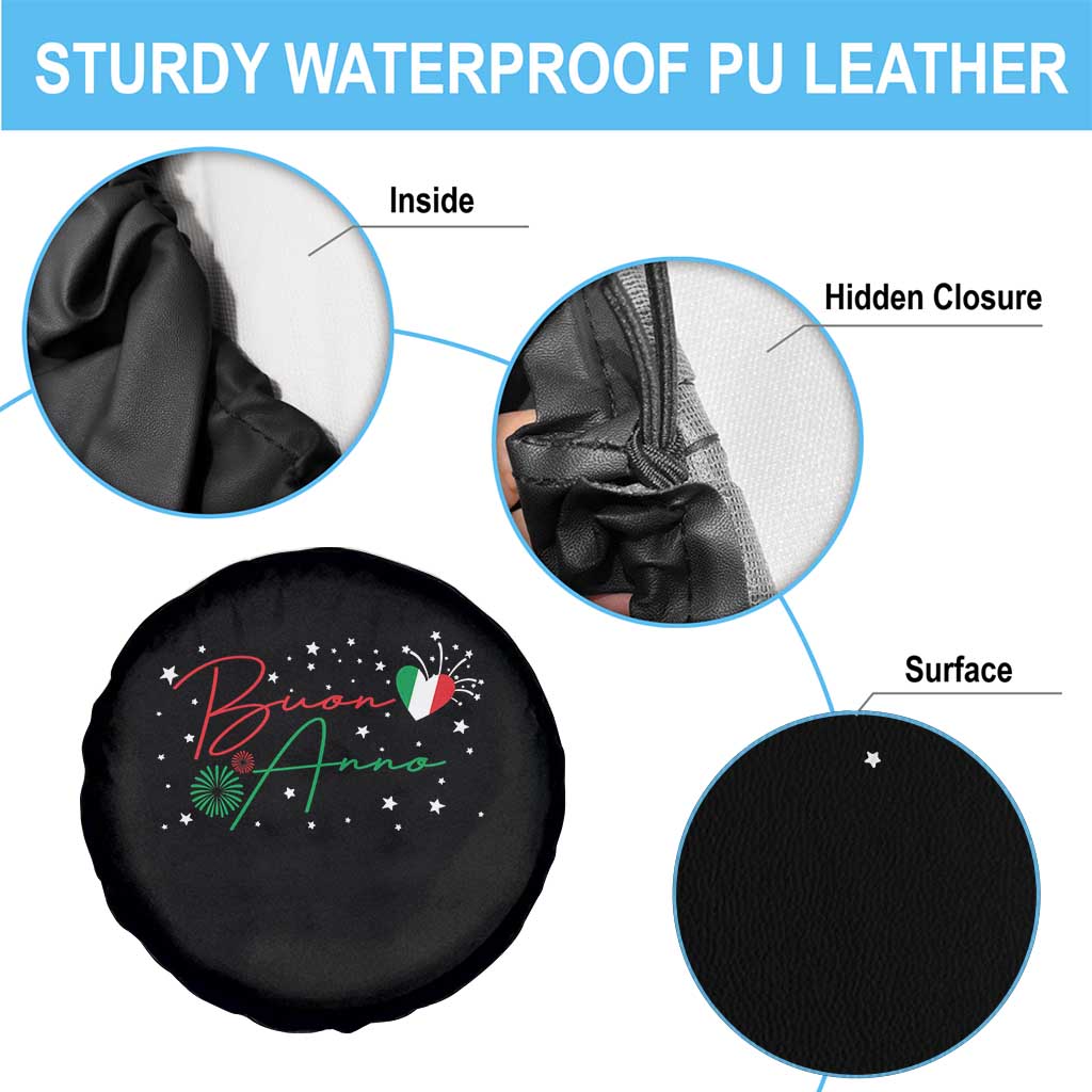 Funny Buon Anno Itlalian New Year Spare Tire Cover TS11 Print Your Wear