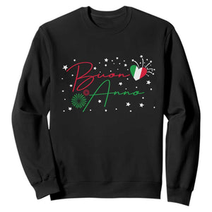 Funny Buon Anno Itlalian New Year Sweatshirt TS11 Black Print Your Wear