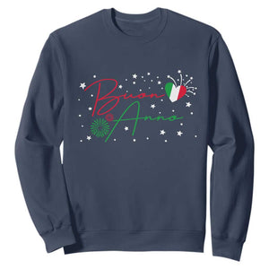 Funny Buon Anno Itlalian New Year Sweatshirt TS11 Navy Print Your Wear