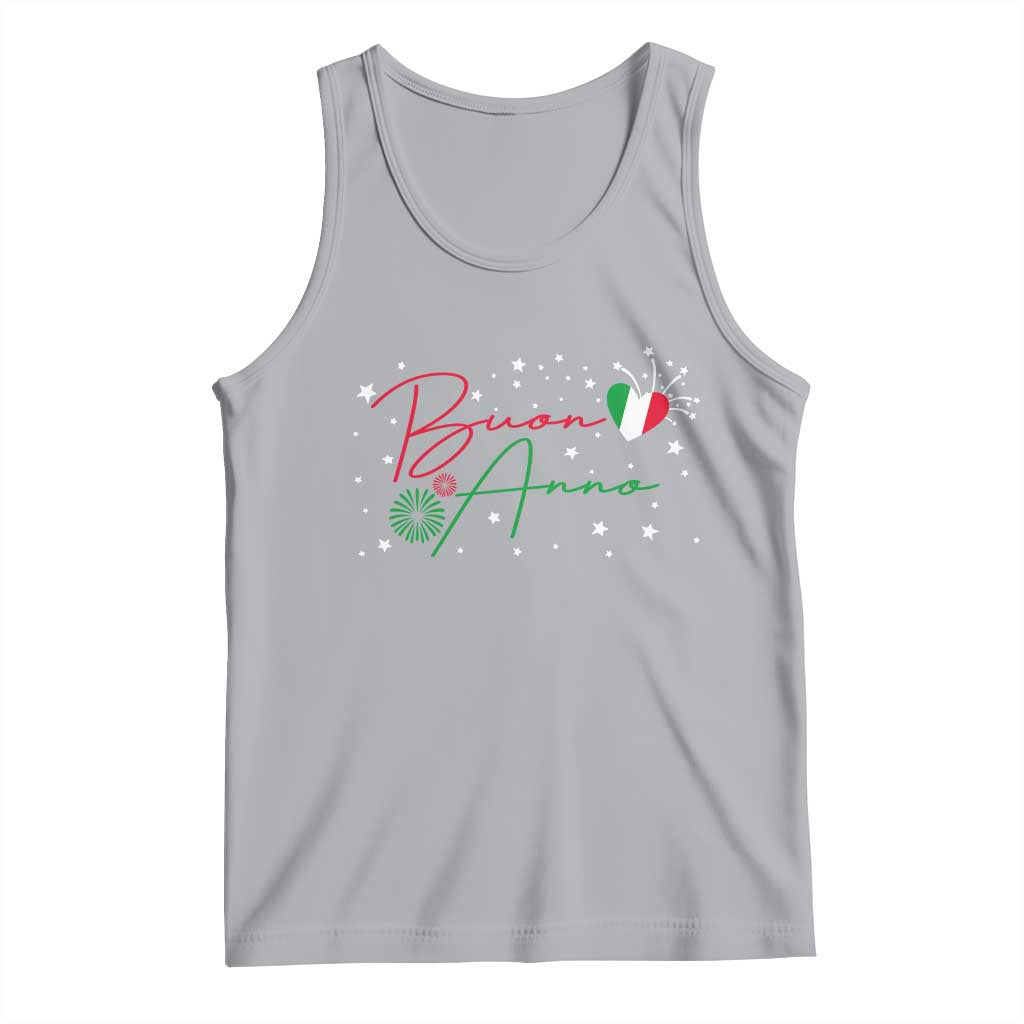 Funny Buon Anno Itlalian New Year Tank Top TS11 Athletic Heather Print Your Wear