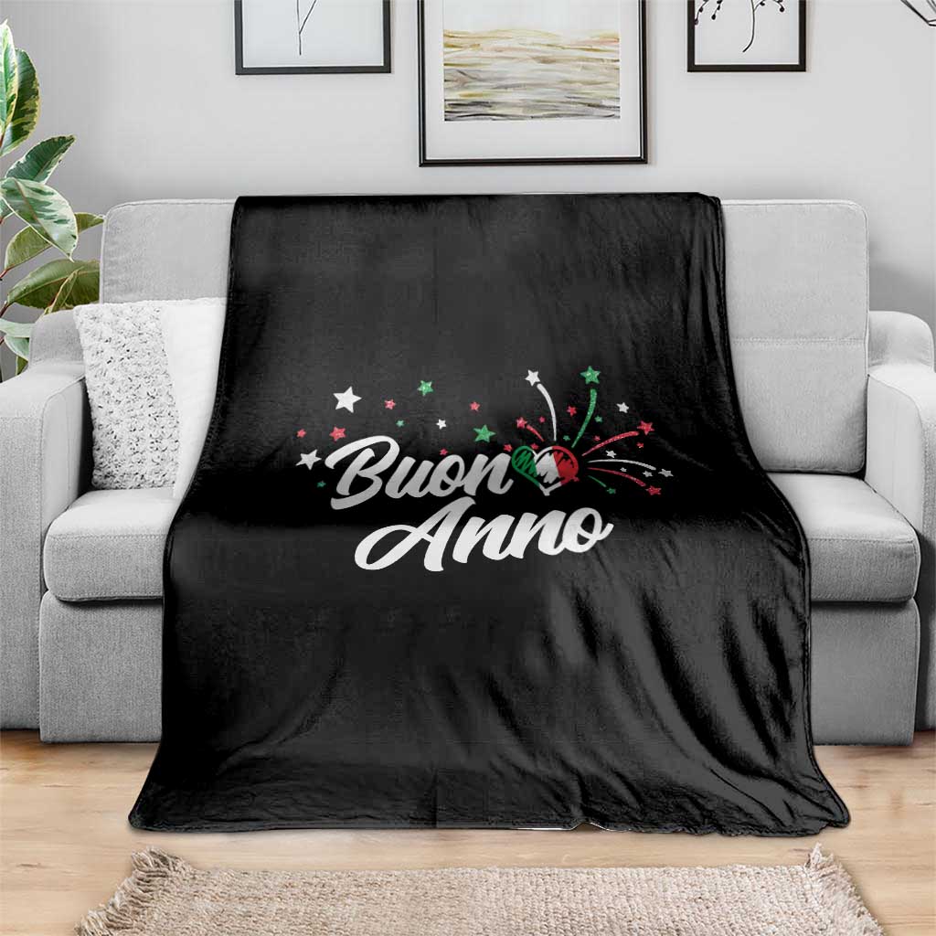 Funny Buon Anno Itlalian New Year Throw Blanket Italy Heart TS11 Print Your Wear