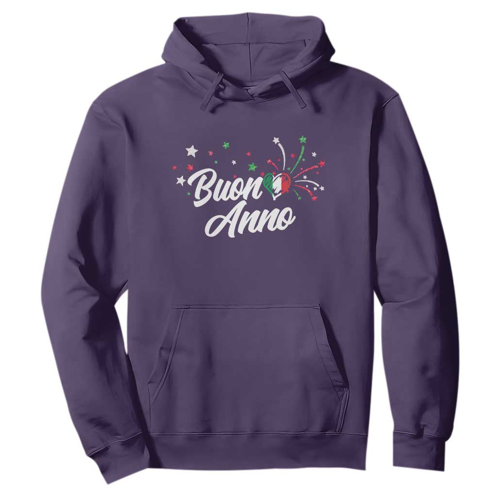 Funny Buon Anno Itlalian New Year Hoodie Italy Heart TS11 Purple Print Your Wear
